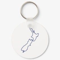 New Zealand Map keychains by Thinkdifferent New Zealand Map keychains