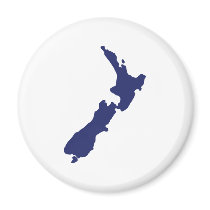 New Zealand Map magnets by Thinkdifferent New Zealand Map magnets