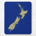 New Zealand Map Mousepad