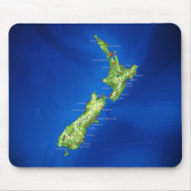 New Zealand Map mousepads by vladstudio New Zealand Map mousepads