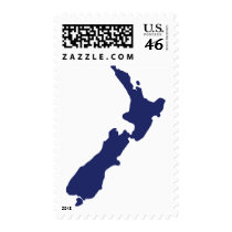 New Zealand Map Stamps