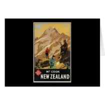 New Zealand Mount Cook Greeting Cards