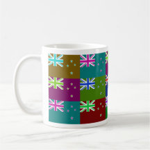 New Zealand Multihue Flags Mug