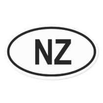 New Zealand "NZ" Stickers
