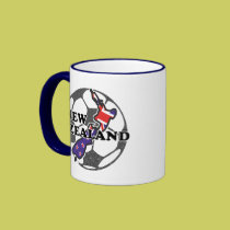 New Zealand Soccer Coffee Mug