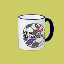 New Zealand Soccer Coffee Mug mugs