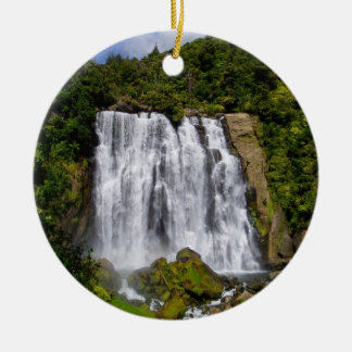 New Zealand Waterfall Christmas Tree Ornaments