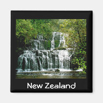 New Zealand Waterfall - Purakaunui Falls magnets