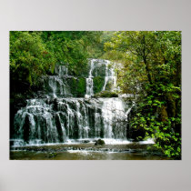 New Zealand Waterfall - Purakaunui Falls posters