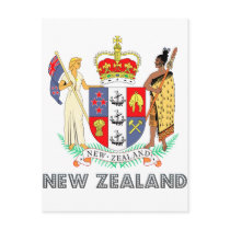 New Zealander Emblem postcards
