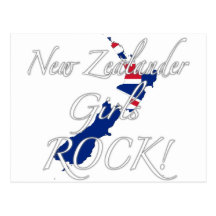 New Zealander Girls Rock! Post Card