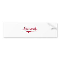 Newark New Jersey Classic Design Bumper Stickers