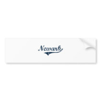 Newark New York Classic Design Bumper Sticker
