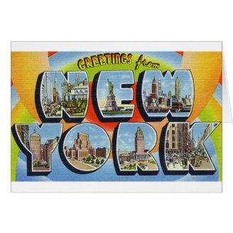 newartsweb - Greetings from New York. Card
