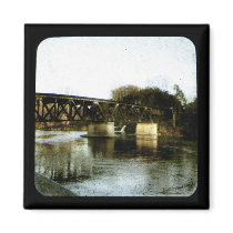 Newaygo Bridge magnets by kklawiter Newaygo Bridge magnets