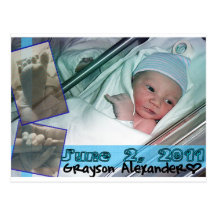 newbaby postcard
