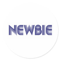 Newbie Round Sticker