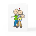Newborn Baby Stick Figure Card by stick_figures Newborn Baby Stick Figure Card