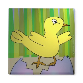 Newborn Chick magnet