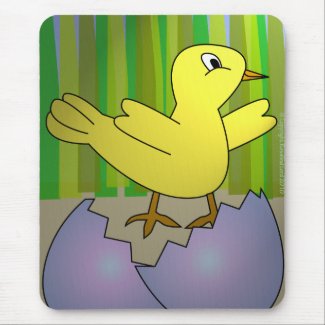 Newborn Chick mousepad