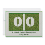 Newborn Football Player Baby Shower Personalized Invite