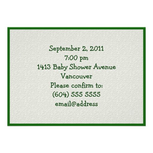 Newborn Football Player Baby Shower Personalized Invite