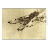 Newcastle Borzoi card