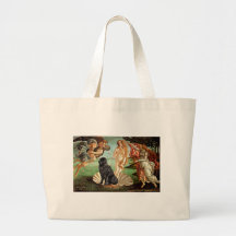 Newfie 1 - Birth of Venus Canvas Bags