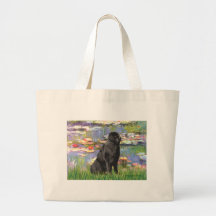 Newfie 1 - Lilies 2 Tote Bags