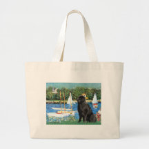 Newfie 1 - Sailboats Tote Bag