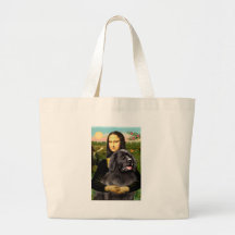 Newfie 2 - Mona Lisa Canvas Bag