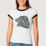 Newfie graphite drawing tshirt