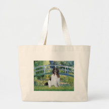 Newfie Landseer3 - Bridge Tote Bag