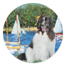 Newfie Landseer 3 - Sailboats stickers
