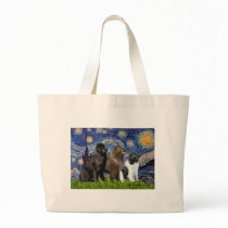 Newfie Trio - Starry Night bags