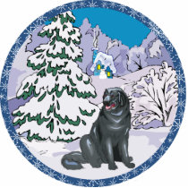 Newfie winter photo sculptures
