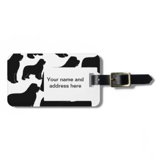 Newfies Luggage Tag