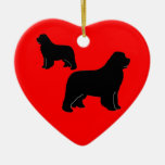 Newfies, newfies and more newfies! ornament