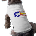 Newfoundland and Labrador, Canada pet clothing by bestflag Newfoundland and Labrador, Canada pet clothing