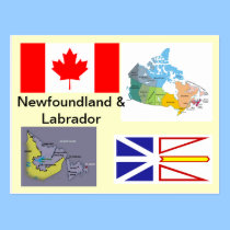 Newfoundland and Labrador Canada postcards