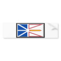 Newfoundland and Labrador Flag bumper stickers