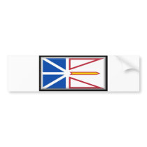 Newfoundland and Labrador Flag bumper stickers