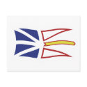 Newfoundland And Labrador Flag Postcard by livingflags Newfoundland And Labrador Flag Postcard