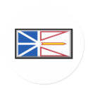 Newfoundland and Labrador Flag stickers by jacinto888 Newfoundland and Labrador Flag stickers