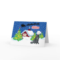 Newfoundland Believe In Santa Christmas cards by freespiritdesigns Newfoundland Believe In Santa Christmas cards