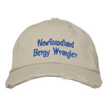 Newfoundland Bergy Wrangler embroidered hats