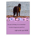 Newfoundland Birthday Greeting Card