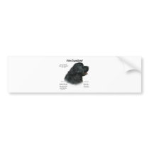 Newfoundland (Black) History Design bumper stickers