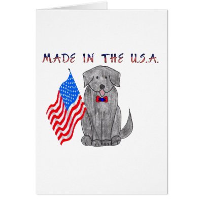 Newfoundland Black - Made In The USA Card