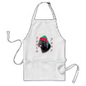 Newfoundland (blk) Santa Paws aprons
